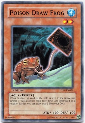 Poison Draw Frog Unlimited - Common - CRV-EN028 - LP