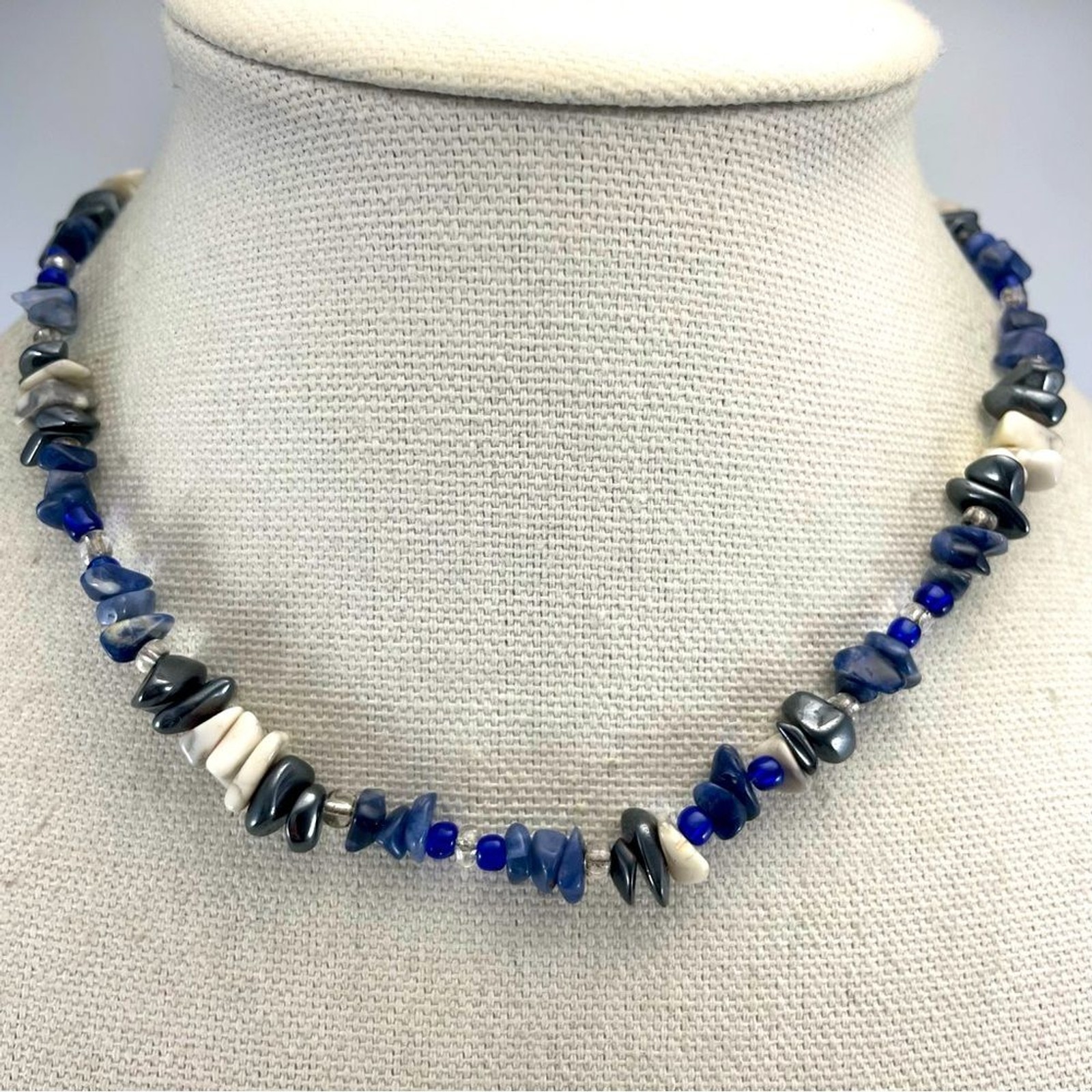 Beautiful Unsigned Artisan Hematite Sodalite Magn… - image 1