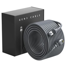 Standard 100 FT Replacment Cable for Starlink Gen 3 V3 Waterproof Cable - Grey