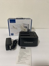 Insignia Dual Hard Drive Docking Station WORKS