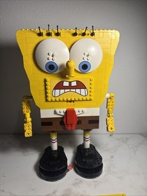 Retired LEGO SpongeBob: Build-A-Bob (3826) 97% Completed No Manual Or Box.