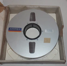 Vintage Ampex 456 Grand Master Tape 10.5" Metal Reel to Reel Power Play Studios