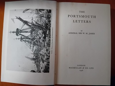 VINTAGE BOOK THE PORTSMOUTH LETTERS Admiral Sir WM James