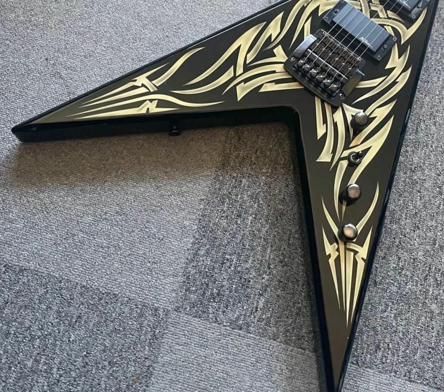 B.C.Rich KKV Kerry King Flying-V Guitar Flame Slayer | eBay