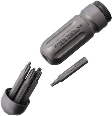AuCon Titanium Knife Tool XS BB Neodymium Magnets Wiha Micro Bits 6-Groove Grip