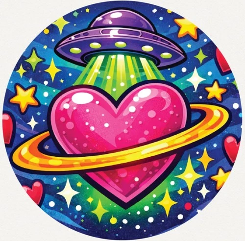 Hayleybug 1/10th oz Orbit of Affection Silver Round