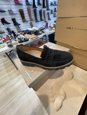 Vionic Cheryl II Black Shearling Top Loafer