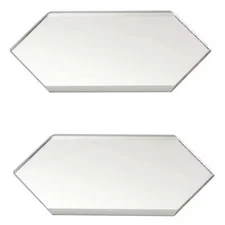 Mirredge 32502 Seam Plates, 3 In L, 1 1/2 In W, 1/8 In H, Mirror
