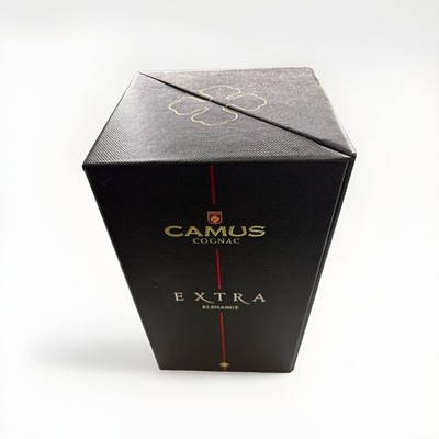 Empty CAMUS Extra Elegance Cognac Decanter Bottle w/ Original Display Case Rare