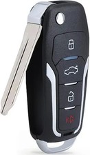 Replacement Upgraded Flip Remote Car Key Fob 315MHz 4D63 Chip FCC ID