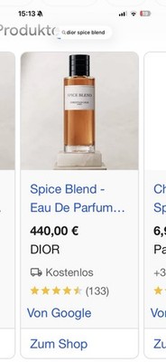 Dior Spice Blend 200ml