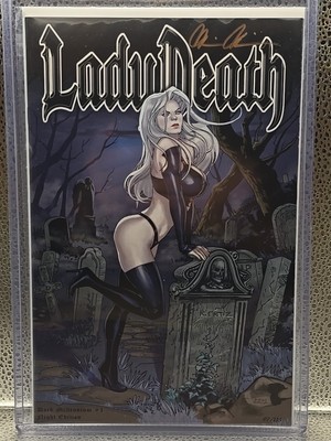 Lady Death Dark Millennium #1 Night Edition 97/113 Ortiz CVR Signed By Pulido
