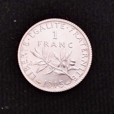 1 franc Semeuse argent 1915 - Photo 1/3