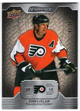 2023-24 Upper Deck Engrained Legends White Birch JOHN LeCLAIR 87 #2/20 Flyers UD