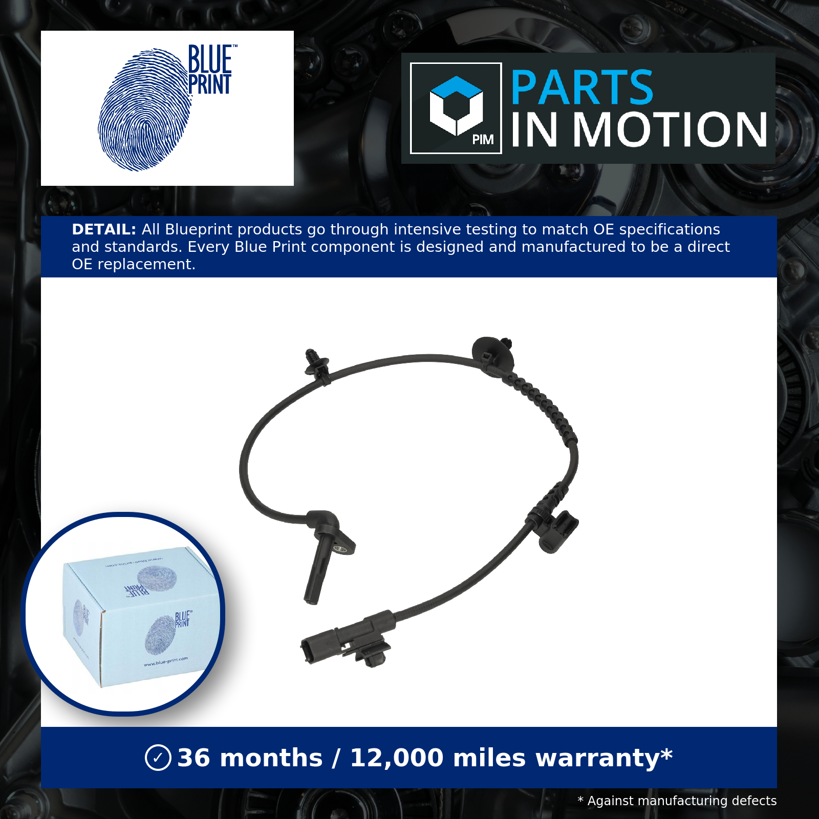 Blue Print ABS Sensor - ADG07196 - Image 2