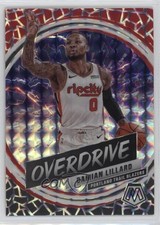 2019-20 Panini Mosaic Overdrive Damian Lillard #20 9hx