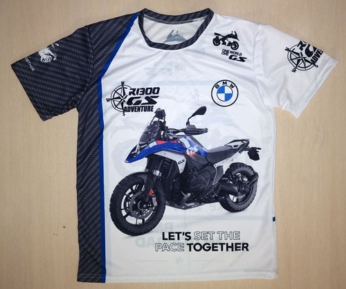 T-shirt moto / R1300GS R1300 GS GSA idea regalo moto / motociclista per BMW Rider 5 - Foto 9 di 28