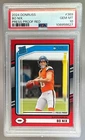 108958627 Bo Nix 2024 Panini Donruss #369 Press Proof Red Rated Rookie PSA 10