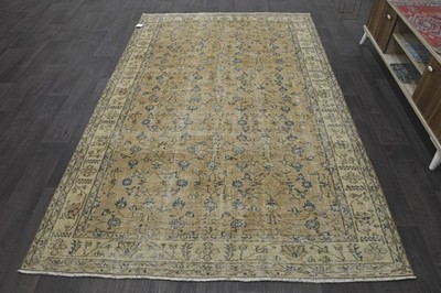 Oushak 5x8,Turkish Rug,vintage,anatolian,ORANGE,kilim,Bohemian,handmade,wool