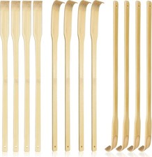 12 PCS Natural Bamboo Back Scratcher Traditional Wooden Back Scratcher,Long Back