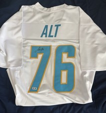 Los Angeles Chargers Joe Alt #76 Autographed Signed Custom XL Jersey Beckett COA