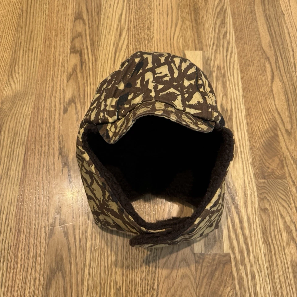Columbia шляпа флис с подкладкой камуфляж шляпа крышка размер S/M уха клапаны Gore-Tex США винтажный - Изображение 3 из 4