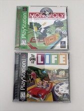 The Game of Life PS1 & Monopoly Sony PlayStation 1 Game CIB - Complete Tested