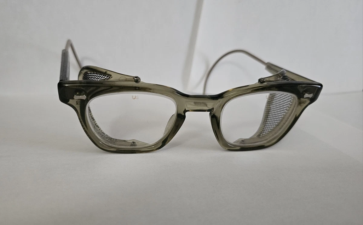 Gray Vintage Eyeglasses Safety Glasses for sale | eBay