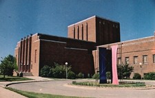 Postcard IA Iowa City University of Iowa University Theater Vintage PC b473