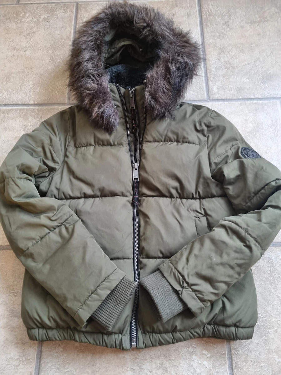 Superdry horizon shop padded jacket black