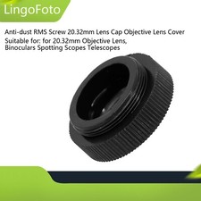 RMS Screw 20.32mm Lens Cap Objective Dust Lens Cover for Binoculars Telescope