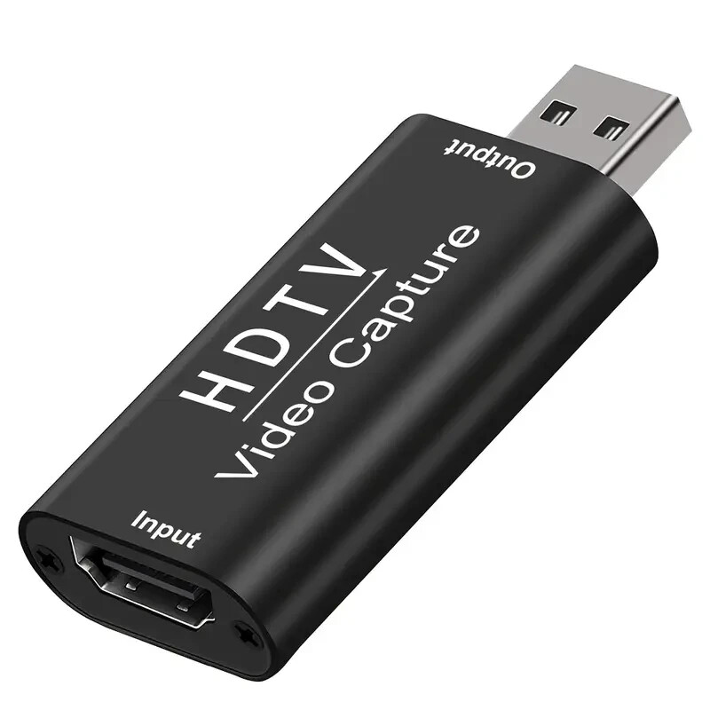 1080P HD Video Capture Card - USB 2.0 Cam Link Adapter for Gaming & Streaming