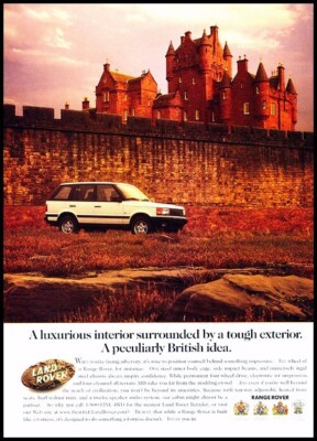 Range Rover Castle 1998 Range Rover - castle - Original Advertisement Car Print Ad J703A ...