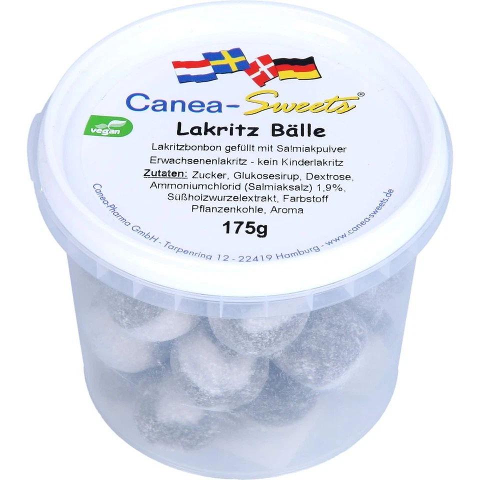 PHARMA PETER GMBH CANEA Sweets Lakritz Bälle 175 g PZN06885703