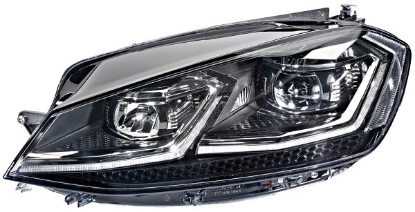 HELLA Headlight Left Fits VW Golf Alltrack Mk7 5G1941113 1ZX013924 