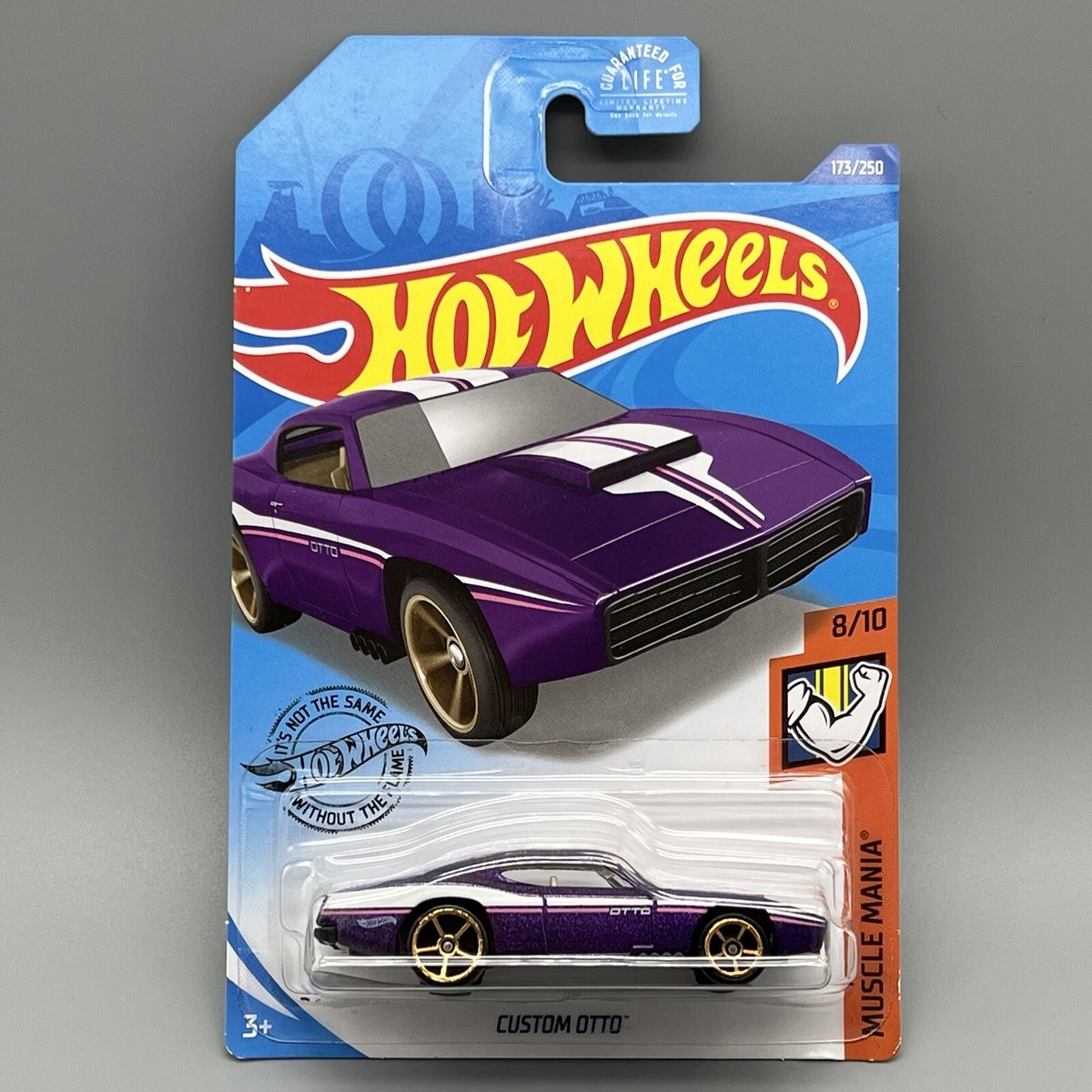 Hot Wheels Custom Otto Purple 8/10 Muscle Mania Free Shipping Read