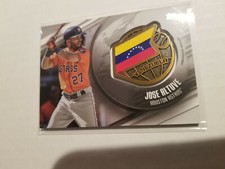 2020 Topps Global Game Medallion Manufactured Relic Jose Altuve #GGM-JA Astros