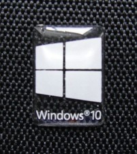 Compatible Win10 Sticker Logo Decal for laptop desktop PC- 3D Transparent