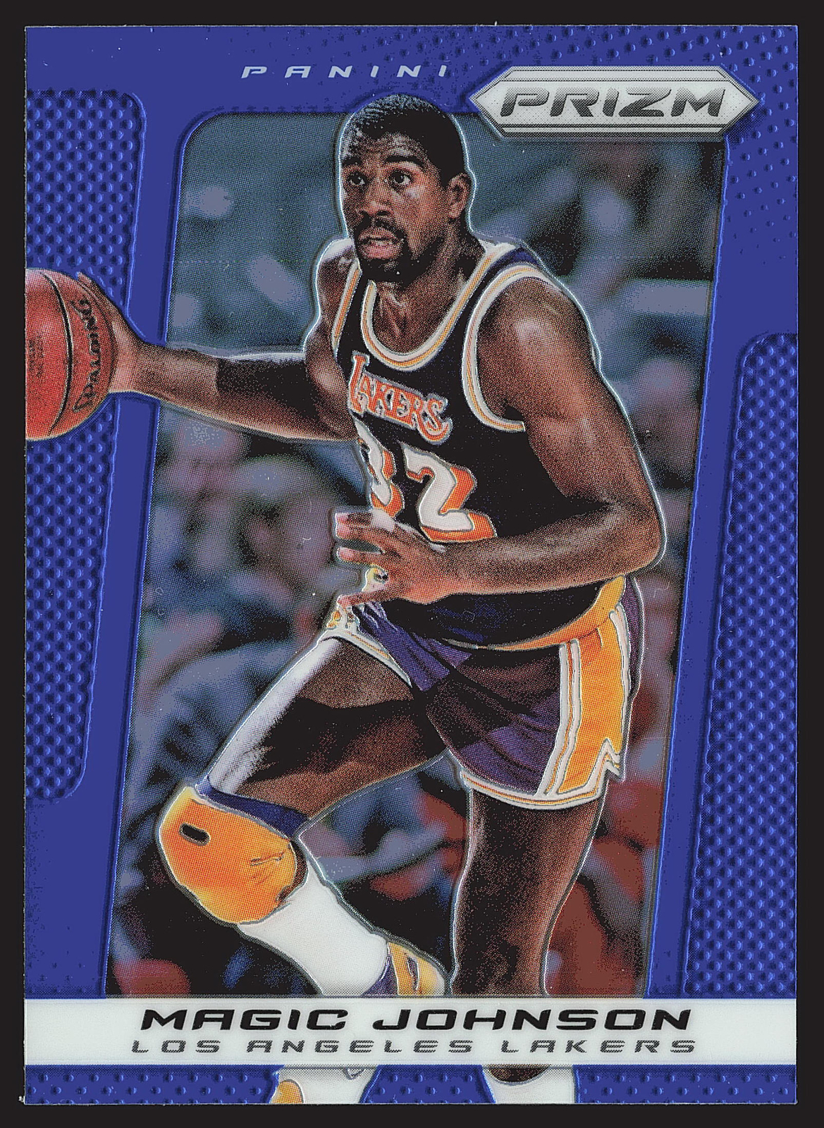 2013-14 Panini Prizm #76 Magic Johnson Blue Prizm