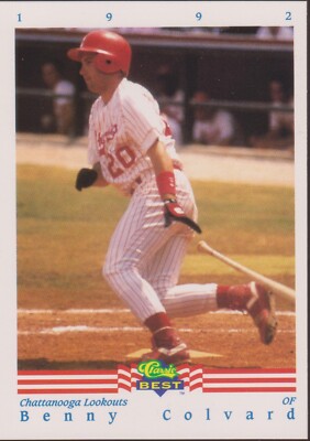 1992 Classic Best #69 Benny Colvard Cincinnati Reds Rookie Baseball Card RC
