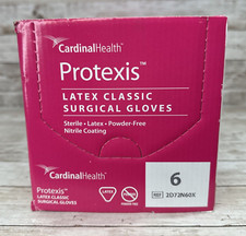 Protexis Latex Classic Surgical Gloves, 1 Box Cardinal Health Size: 6 *See Date*