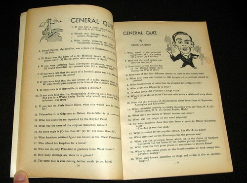 QUIZ DIGEST 1938 #2 ISSUE VINTAGE TRIVIAL PURSUIT IQ TESTS BRAIN TEASERS TRIVIA - Picture 2 of 6