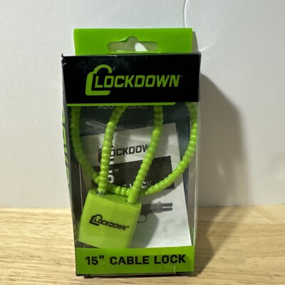 HANDGUN NEW Lockdown 15  Cable Lock Shotguns Rifles Gun Child Safety Keyed