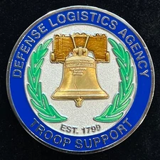 Defense Logistics Agency DLA Director Medical Support Chain Challenge Coin