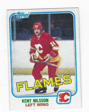 1981-82 TOPPS KENT NILSSON #24 CALGARY FLAMES