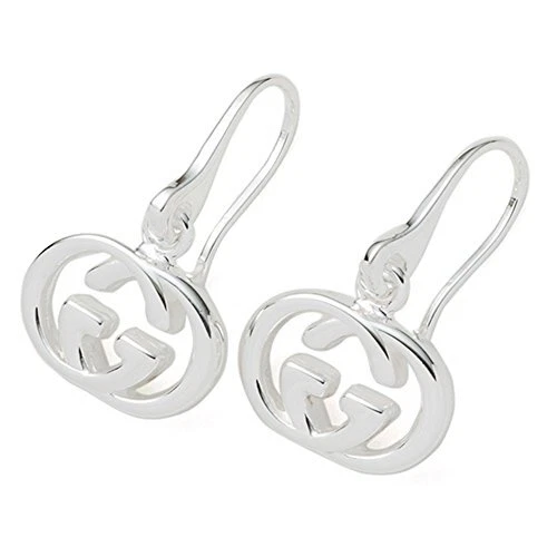 Gucci Earrings GG Logo Silver 223321 J8400 8106 eBay