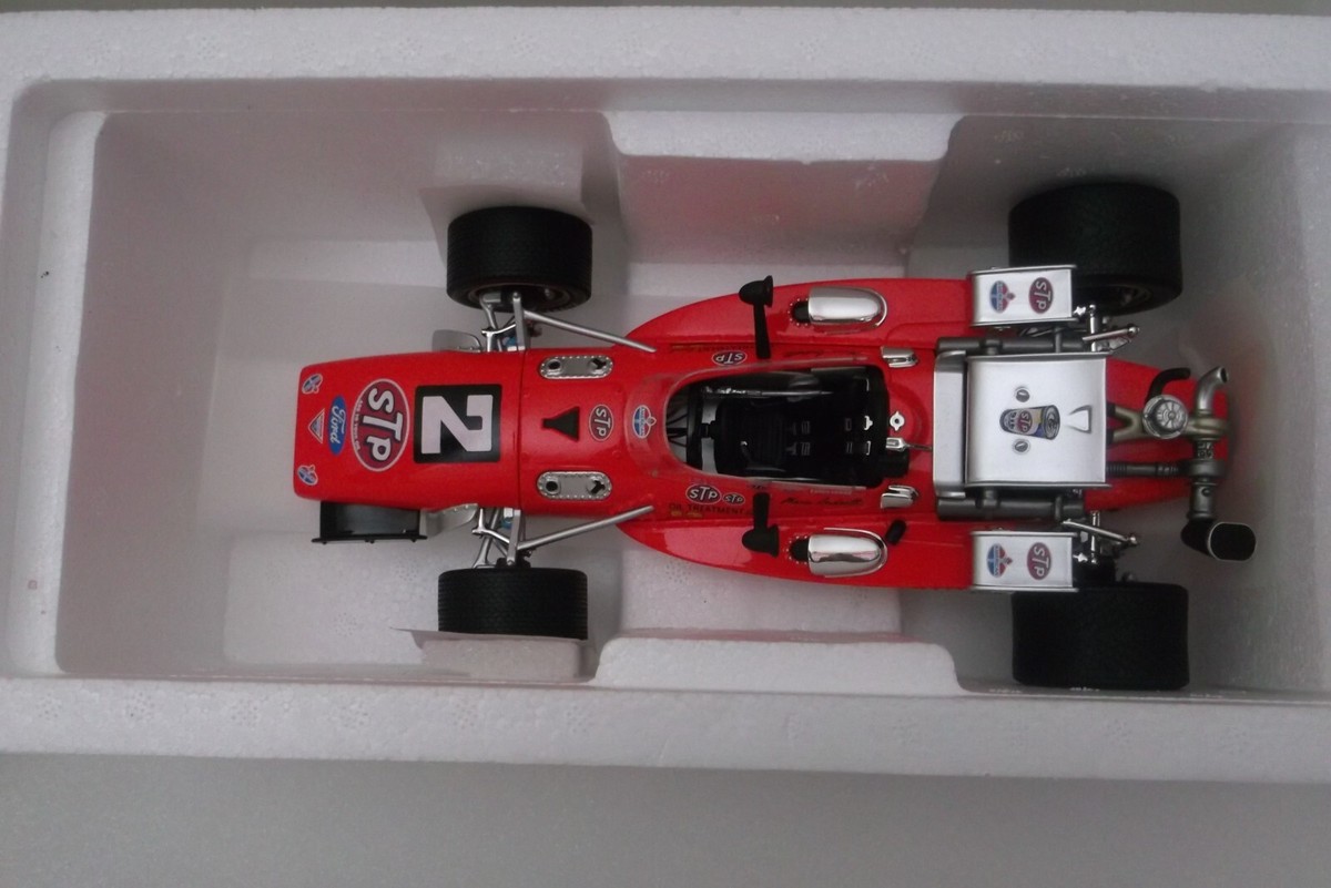 1969 MARIO ANDRETTI #2 BRAWNER HAWK INDY 500 WINNER STP 1:18