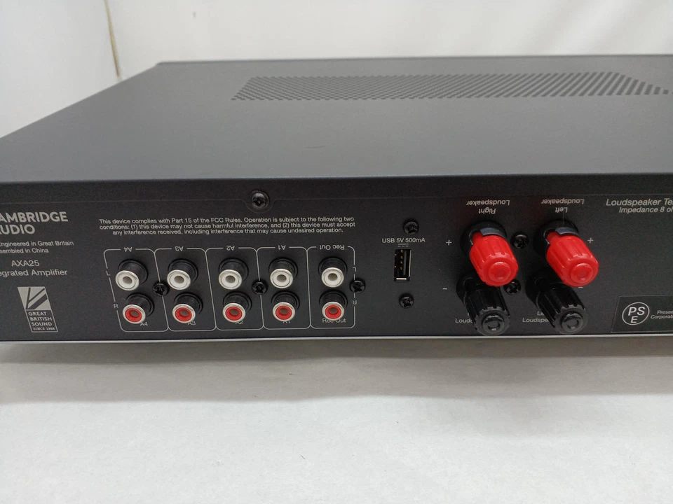 Amplificador estéreo integrado Cambridge Audio AXA25 2 canales negro Foto 4 de 4
