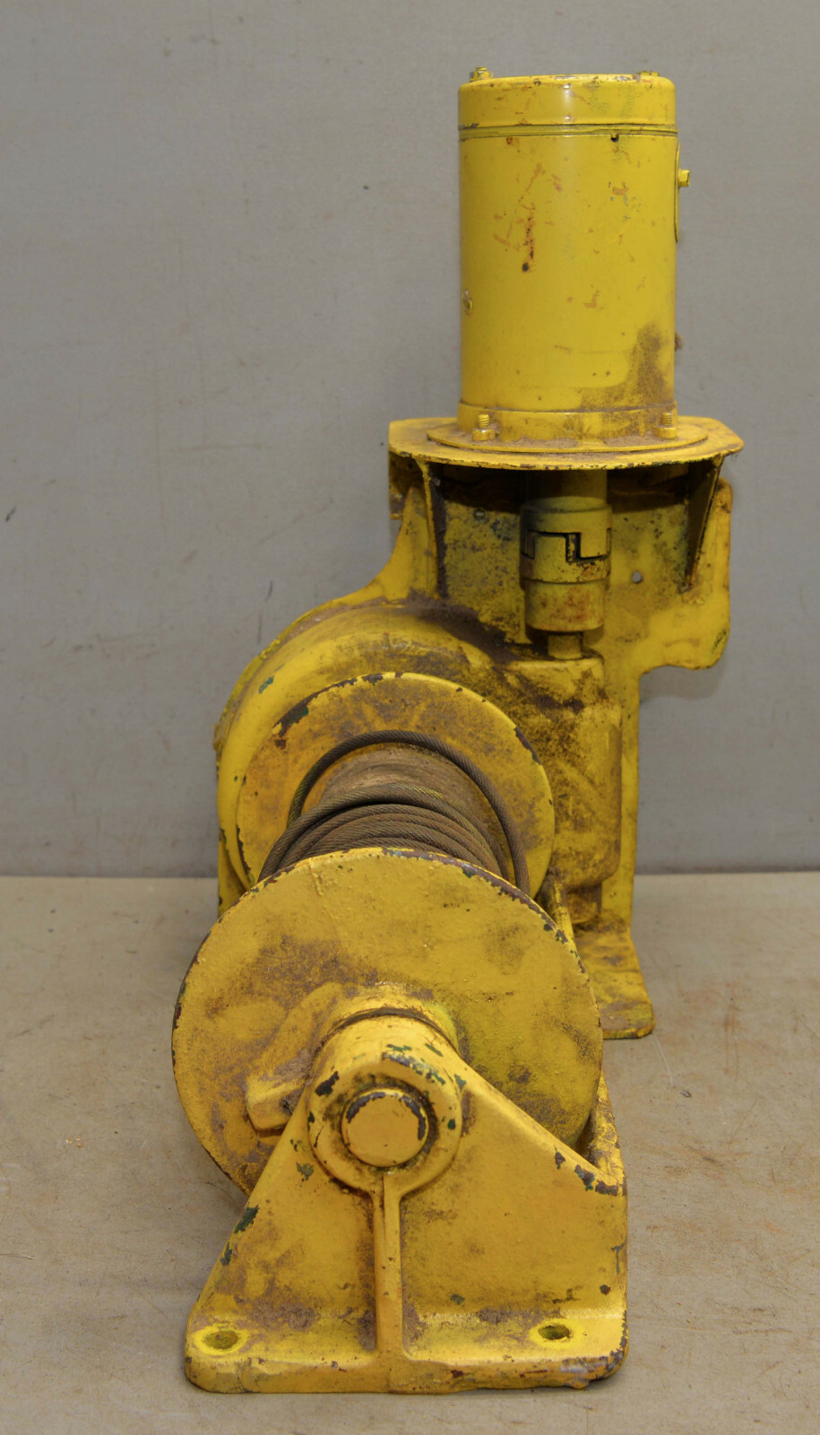 Vintage 110 v elecric boat hoist winch heavy duty cable lift moving