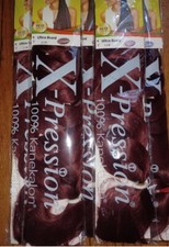 xpression braiding hair 100 Kanekalon, 10 Packs, Color 118